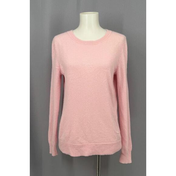 Tahari Sweaters - Tahari Sweater Womens Large Pink 2 Ply Cashmere Crewneck Quiet Luxury Old Money